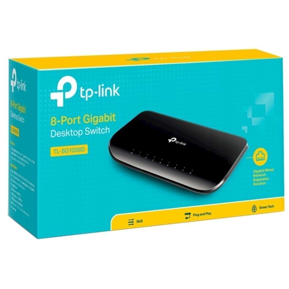 TP-LİNK TL-SG1008D 8 PORT GİGABİT SWİTCH ( 1000 MB )
