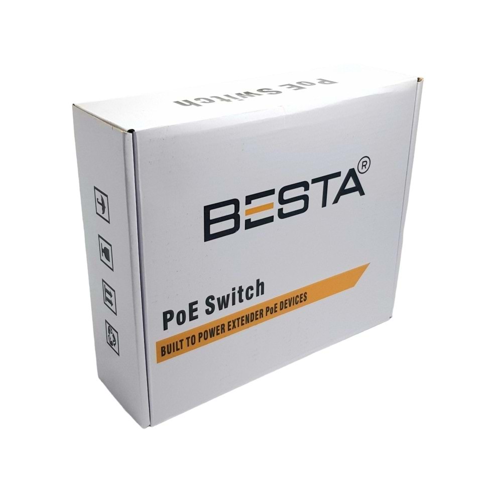 BST-820F BESTA 8+2 PORT 10/100 POE SWİTCH-POWER OVER ETHERNET