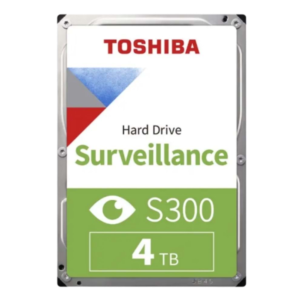 TOSHİBA 4TB 5400RPM S300 7/24 SATA3 256MB HDWT840UZSVA (DİSTRİBÜTÖR GARANTİLİ)