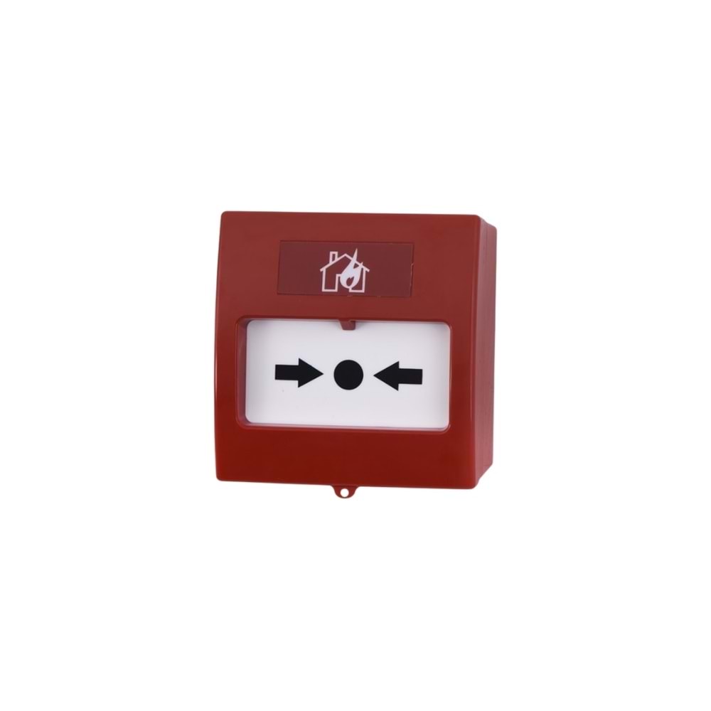 TEKNİM TFB-3165 KONVANSİYONEL YANGIN ALARN BUTONU TEKRAR KURULABİLİR