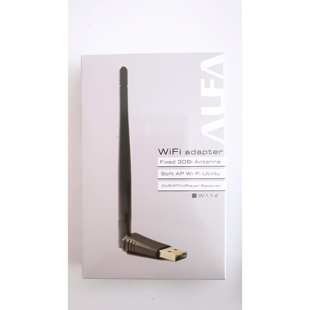 ALFANET ALF-W114 ALFANET USB 150MBPS ANTENLİ KABLOSUZ ADAPTÖR