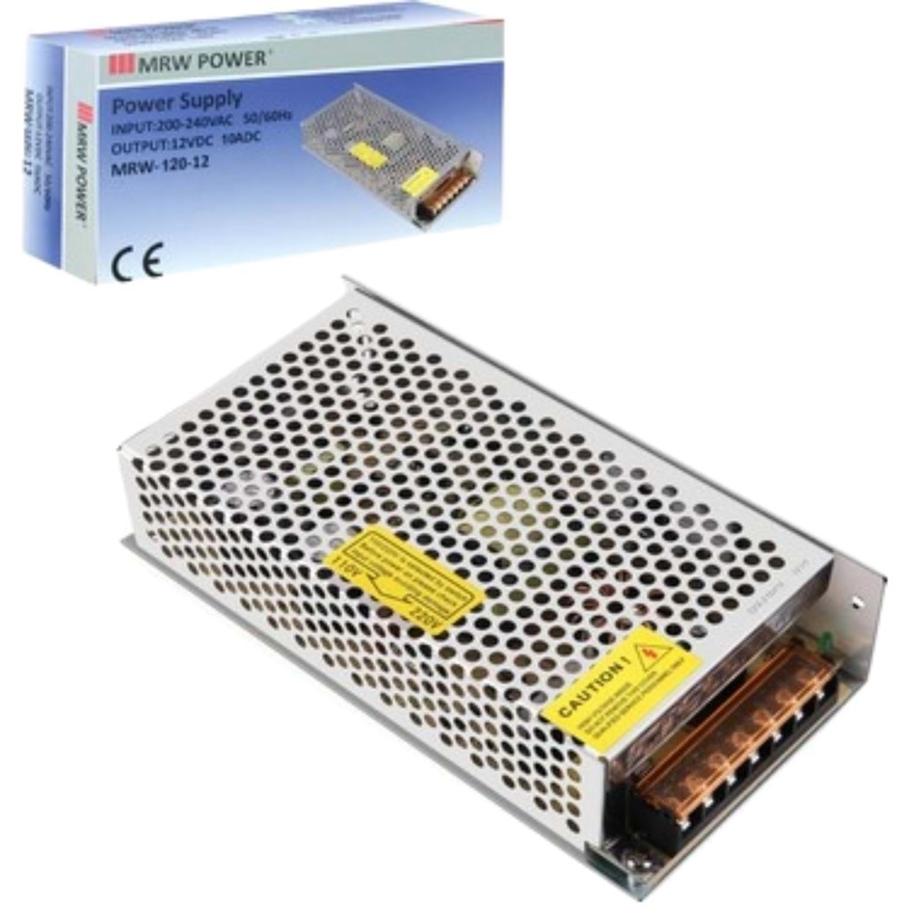MERVESAN MS-360-12 350 WATT 12VDC 12 VOLT - 30 AMPER METAL KASA ADAPTÖR