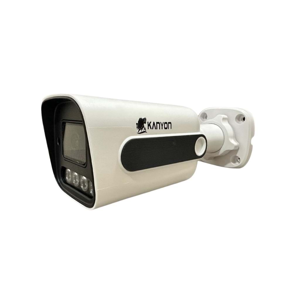 KANYON KN-C404IP28-P-A POE 4MP 4 WARMLED 2.8MM H265+ IP KAMERA(SESLİ)