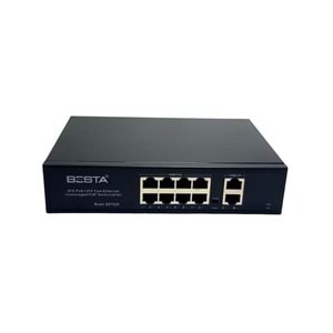 BST-820F BESTA 8+2 PORT 10/100 POE SWİTCH-POWER OVER ETHERNET