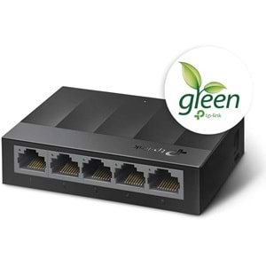 TP-LINK OMADA LS1005G, GREEN TECH, 5PORT, GİGABİT, YÖNETİLEMEZ, MASAÜSTÜ SWİTCH
