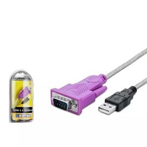 HADRON HDX1025 ÇEVİRİCİ USB TO RS232 KABLO 1.50CM