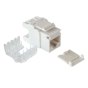 CAT6 UTP KJ-UC6-18044 180 DEGREE KEYSTONE JACK WHİTE