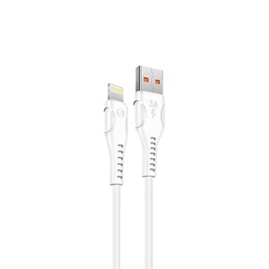 SL-X242 SLİNK 3A LİGHTNİNG GÜVENLİ HIZLI DATA+ŞARJ KABLOSU
