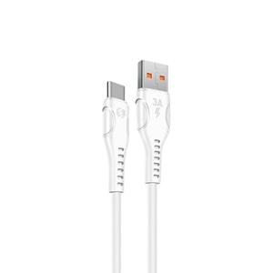 SL-X243 SLİNK 3A TYPE-C GÜVENLİ HIZLI DATA+ŞARJ KABLOSU