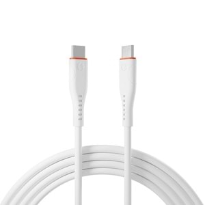 SW-C130 SLİNK 1M 60W TYPE-C TO TYPE-C HIZLI DATA+ŞARJ KABLOSU