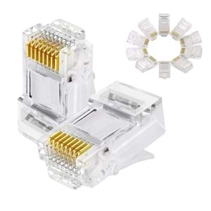 NİVATECH NTC 694 CAT6 UTP CONNECTOR 100PCS/BAG NORMAL JAK