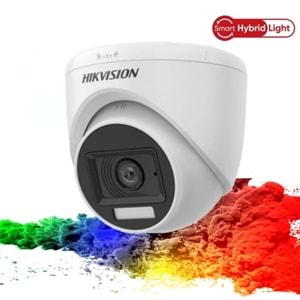 HIKVISION DS-2CE76D0T-EXLPF 2 MP 2.8MM 20MT HD-TVI SMART HIBRIT LED DOME KAMERA