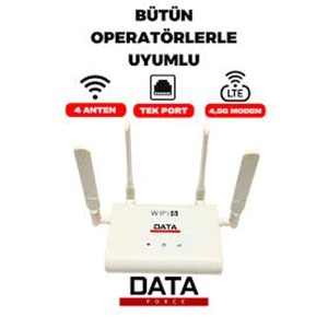 DATA FORCE CPE 918-E Wİ-Fİ 6 4G/5G SMART ROUTER