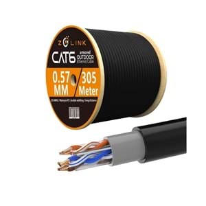 ZOLİNK ZCT-O305 CAT6 23AWG 305MT OUTDOOR 305MT 0,57MM