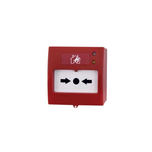 TEKNİM TFB-2266 AKILLI ADRESLİ DAHİLİ İZOLATÖRLÜ YANGIN ALARM BUTONU TEKRAR KURULABİLİR