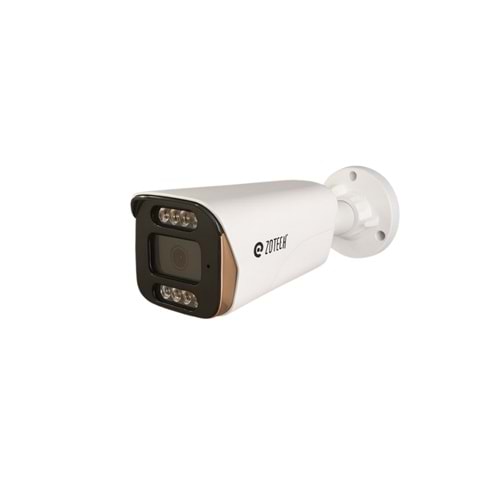 ZOTECH SMR-PK509IP-P-A POE TİOC 5MP 7 SMART HYBRİD LİGHT 3.6MM H265 IP BULLET KAMERA METAL(SESLİ)