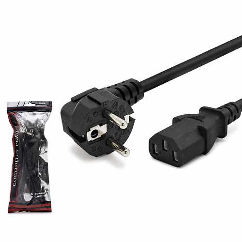 HADRON HDX5529 KASA GÜÇ KABLOSU 42 PİN 1 MM 500W 1.5 M - SİYAH