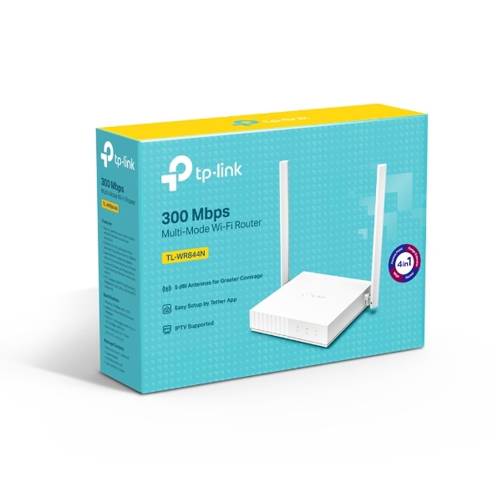 TP-LİNK TL-WR844N 300MBPS ÇOKLU WİFİ ROUTER