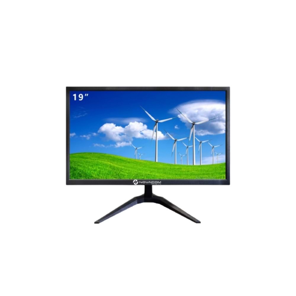 NOVACOM NVC-LED19A 19 MONİTÖR ( VGA-HDMI-USB-LALE ( SESLİ ) )