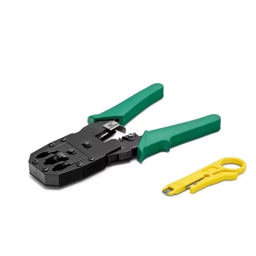 HADRON HDX6502 SIKMA PENSESİ RJ45/RJ11 YEŞİL