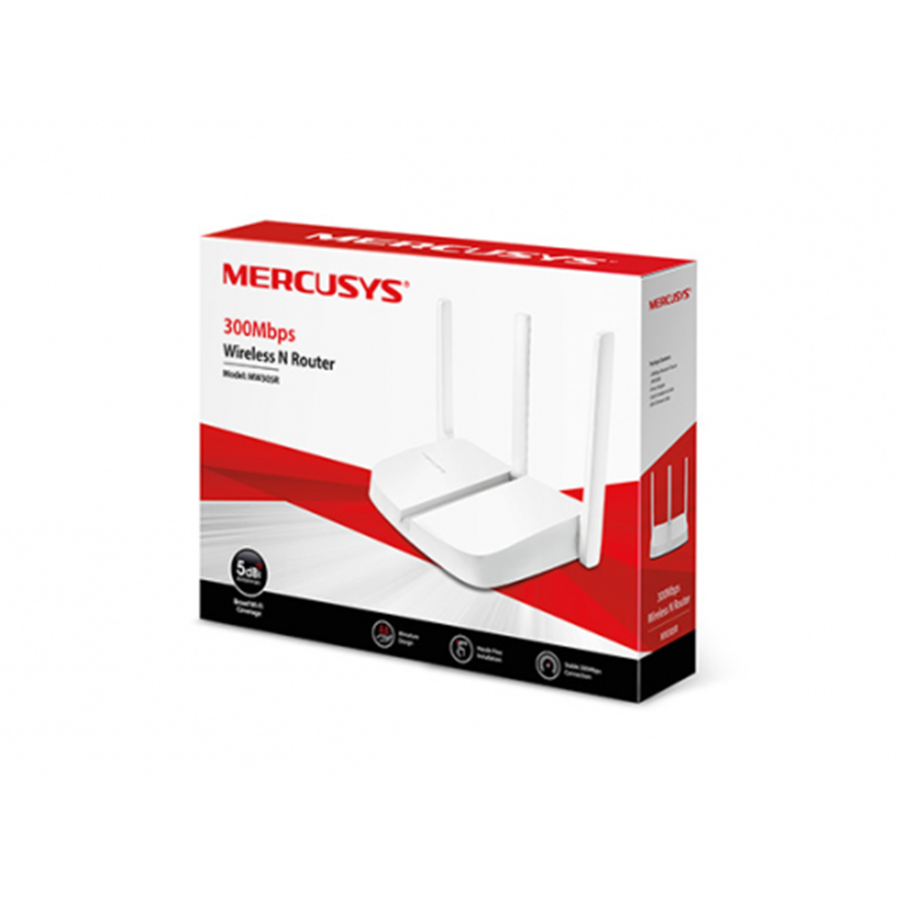 MERCUSYS MW305R, 4PORT, 300MBPS, 2.4GHZ WİFİ, MASAÜSTÜ, MEGABİT, ROUTER