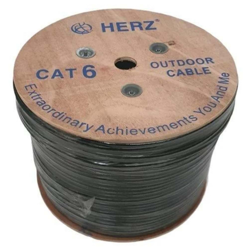 HERZ CAT6 INTERNET KABLOSU UTP OUTDOOR (DIŞMEKAN) - 305 MT