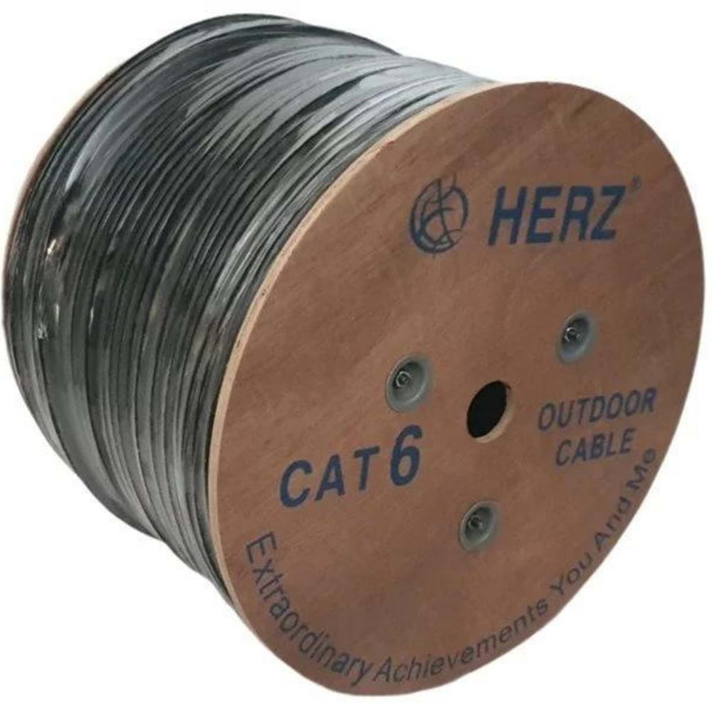 HERZ CAT6 INTERNET KABLOSU UTP OUTDOOR (DIŞMEKAN) - 305 MT