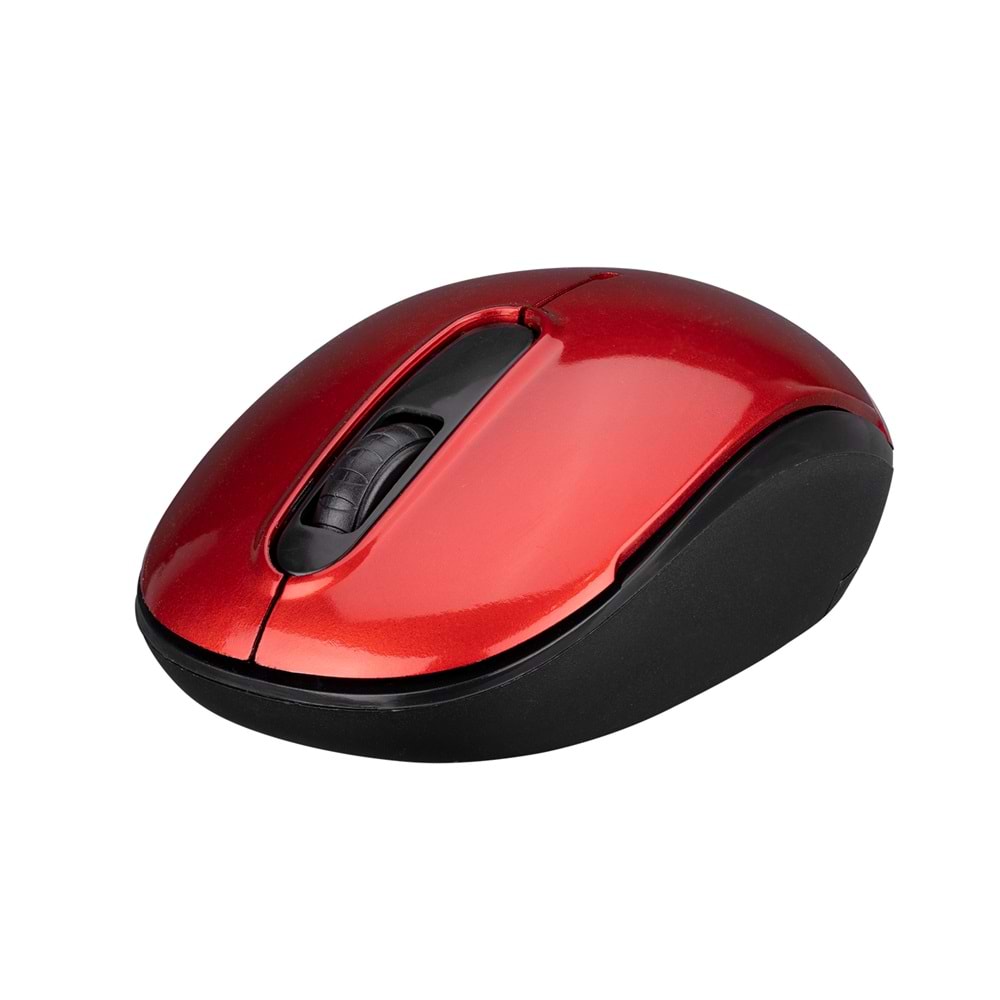 EVEREST SMW-666 USB WİRELESS MOUSE KIRMIZI