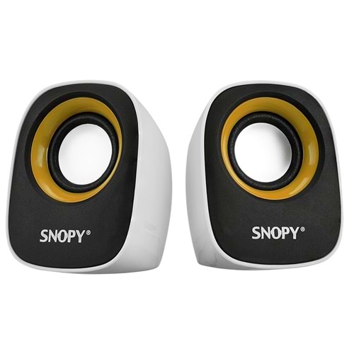SNOPY SN-120 USB 2.0 SPEAKER BEYAZ / SARI