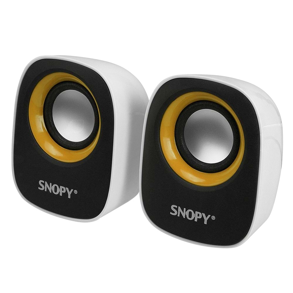 SNOPY SN-120 USB 2.0 SPEAKER BEYAZ / SARI