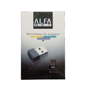 ALFANET ALF-W102 ALFANET USB 150MBPS MİNİ KABLOSUZ ADAPTÖR