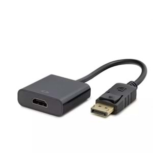 HADRON HDX7824 DISPLAY (M) TO HDMI (M) ADAPTÖR 4K 30HZ SİYAH