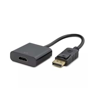 HADRON HDX7767 DISPLAY (M) TO HDMI (F) ADAPTÖR 4K 30HZ SİYAH