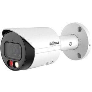 DAHUA IPC-HFW1249S-S-IL 2MPİX, 3,6MM LENS, SD KART, SMART DUAL LİGHT, H265+, 30MT GECE GÖRÜŞÜ, DAHİLİ MİKROFON, IP67, POE BULLET IP KAMERA