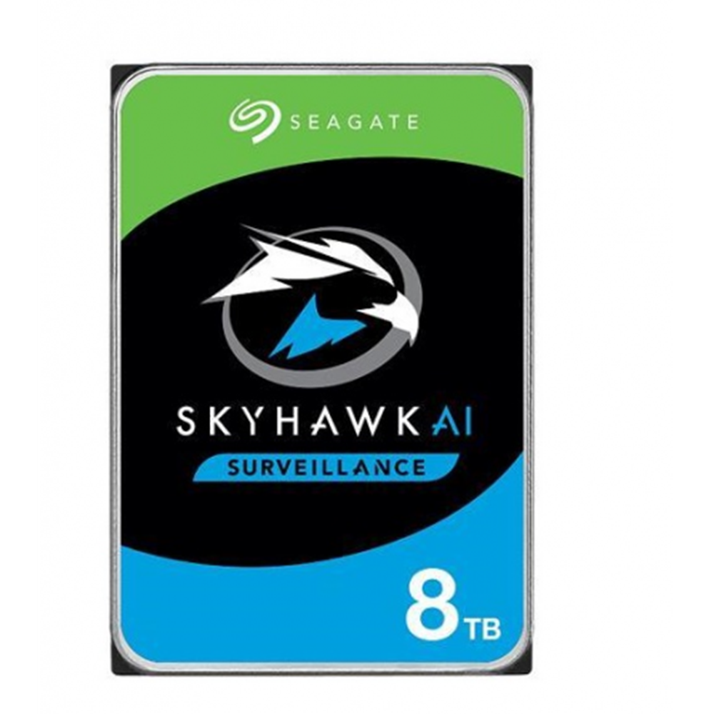 SEAGATE SKYHAWK 3.5 8TB 250MB 7200RPM 7/24 GÜVENLİK HARD DİSK(DİSTRİBÜTÖR GARANTİLİ)