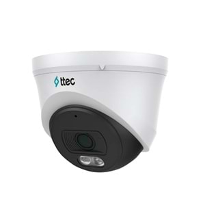 TTEC IPDP-2330M-M-LİTE 2MP 2.8MM 30M SMART IR SD CARD DAHİLİ MİKROFON PLASTİK POE DOME İP KAMERA