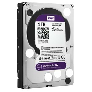 WD PURPLE 4TB 3.5 WD SATA 64MB WD42PURZ 7X24 ( REFURBISHED )