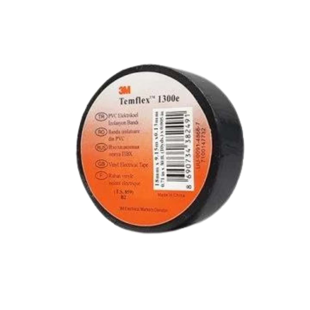 3M TEMFLEX 150 PVC BANT SIYAH