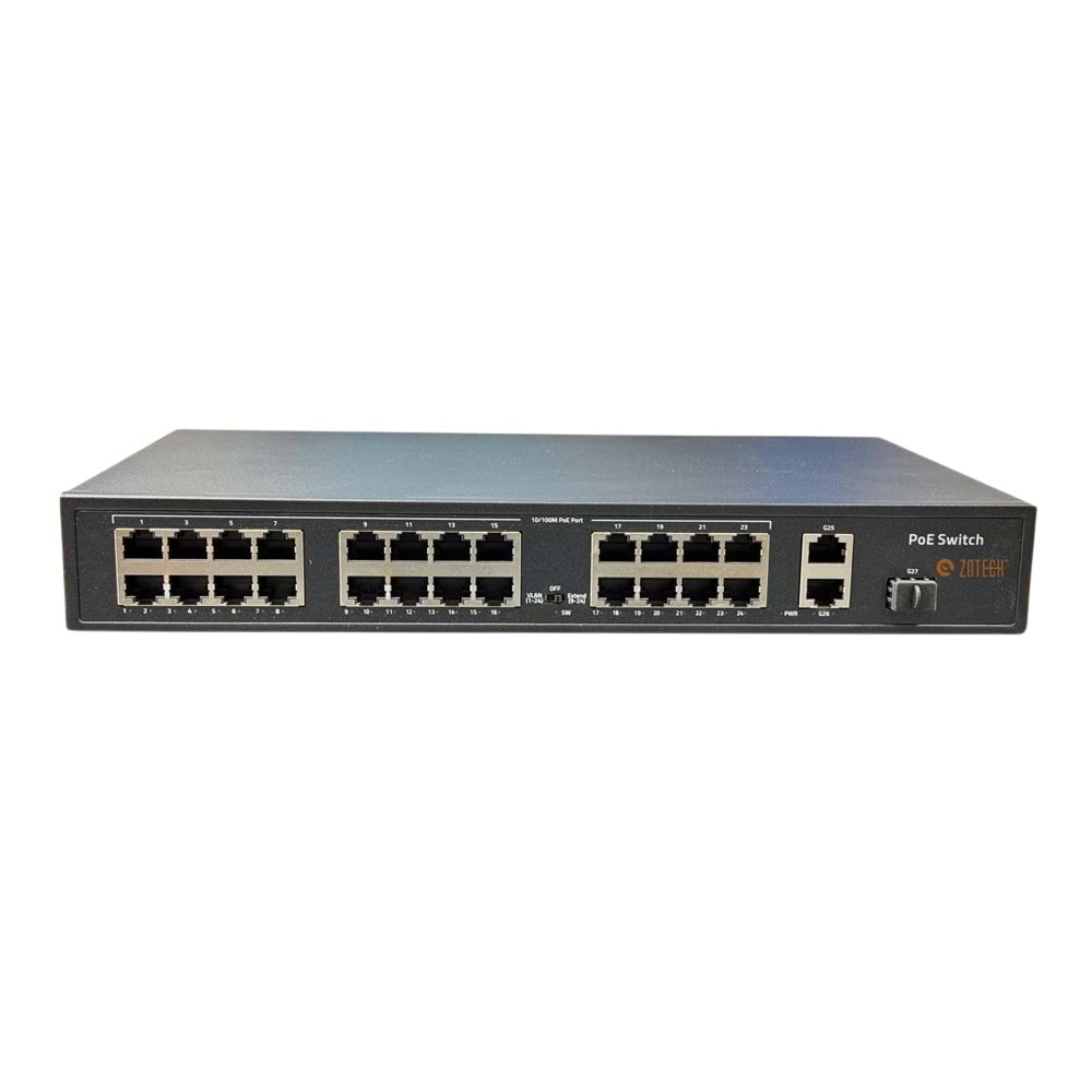 ZOTECH ZT-SW24P2UG2SF 24+2+2 POESWİTCH 2P GB UPLİNK 2P