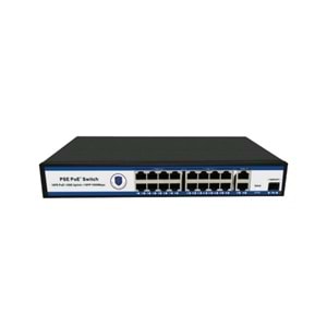 NOVACOM NVC-PSE1621G 16 PORT POE 2 PORT GIGA UPLİNK 1 SFP SWİTCH