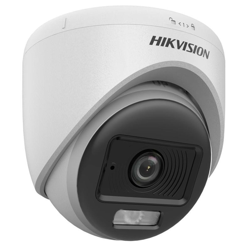 HİKVİSİON DS-2CE70DF0T-LPFS 2MP 2.8MM COLORVU SESLİ TVI 4İN1 DOME KAMERA
