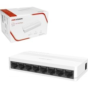 HİKVİSİON DS-3E0108D-E 8 PORT 10/100 MBPS SWİTCH