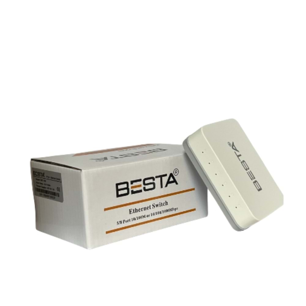 BST-05 BESTA 5 PORT 10/100 SWİTCH BOX