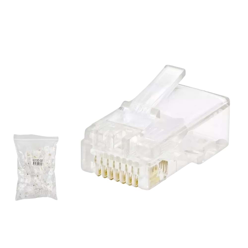 HADRON HDX5007 CAT5 RJ45 KONNEKTÖR 100LÜ PK NORMAL JAK