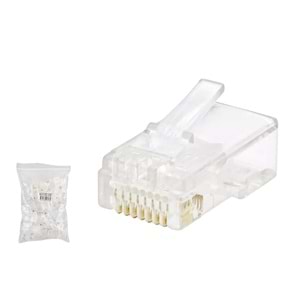 HADRON HDX5007 CAT5 RJ45 KONNEKTÖR 100LÜ PK NORMAL JAK