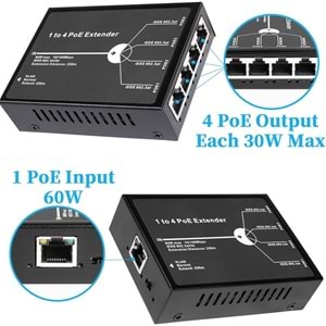 NİVATECH NTC P4 POE EXTENDER
