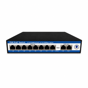 NOVACOM NVC-PSE0820 8 PORT POE 2 PORT UPLİNK 10/100MB POE SWİTCH