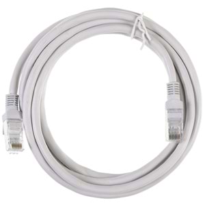 NİVATECH NTC 7080 2M PATCH GREY CAT6 CABLE
